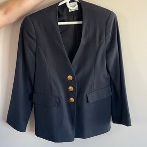 1980s black blazer